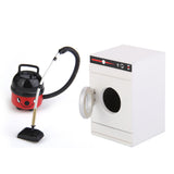 Maxbell 1/12 Dollhouse Kitchen Furniture Table Chair Cupboard Set & Vacuum Cleaner