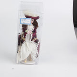 Maxbell 1 x 1/12 Dollhouse Miniature Porcelain Dolls Classical Lady with Hat