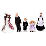 Maxbell 3x1 x 1/12 Dollhouse Miniature Porcelain Dolls Classical Lady with Hat