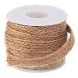 Maxbell 8xBurlap Hessian Woven Ribbon Rope Cord String Wedding Gift Bow Wrapping C
