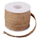 Maxbell 8xBurlap Hessian Woven Ribbon Rope Cord String Wedding Gift Bow Wrapping C