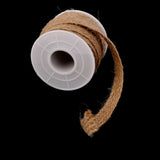 Maxbell 8xBurlap Hessian Woven Ribbon Rope Cord String Wedding Gift Bow Wrapping C