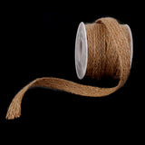 Maxbell 8xBurlap Hessian Woven Ribbon Rope Cord String Wedding Gift Bow Wrapping C