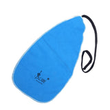 Maxbell 3xDeerskin Flocking Cleaning Wiping Cloth for Music Wind Instruments Blue