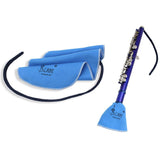 Maxbell 3xDeerskin Flocking Cleaning Wiping Cloth for Music Wind Instruments Blue