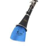 Maxbell 3xDeerskin Flocking Cleaning Wiping Cloth for Music Wind Instruments Blue