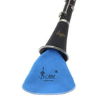 Maxbell 3xDeerskin Flocking Cleaning Wiping Cloth for Music Wind Instruments Blue