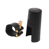 Maxbell 7xPlastic Clarinet Mouthpiece Cover Cap with PU Ligature Clarinet Accessory