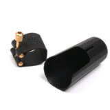 Maxbell 4xPlastic Clarinet Mouthpiece Cover Cap with PU Ligature Clarinet Accessory
