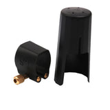 Maxbell 4xPlastic Clarinet Mouthpiece Cover Cap with PU Ligature Clarinet Accessory