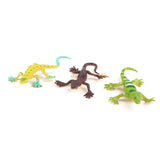Maxbell 3x 12 Plastic Lizard Gecko, Toads Frogs, Birds Figure Kids Party Bag Fillers Toy