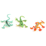 Maxbell 3x 12 Plastic Lizard Gecko, Toads Frogs, Birds Figure Kids Party Bag Fillers Toy