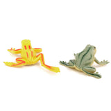 Maxbell 4xPlastic Small Frog Figures Simulation Decoration Kids Toy Colorful 12PCS