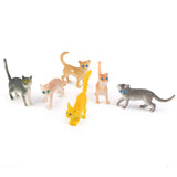 Maxbell 24pcs Plastic Animals Kitten Cats & Rats Mouse Model Figure Kids Party Favor Toy