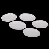 Maxbell 1/12 Dollhouse Miniature Ceramic Dishes Plate Tableware Decor 5pcs White