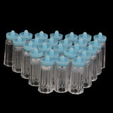 Maxbell 6xPlastic Mini Baby Milk BottlesBaby Shower Favors 24PCS Blue