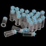 Maxbell 6xPlastic Mini Baby Milk BottlesBaby Shower Favors 24PCS Blue