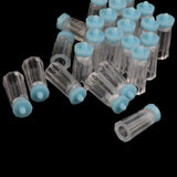 Maxbell 6xPlastic Mini Baby Milk BottlesBaby Shower Favors 24PCS Blue