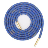 Maxbell 2PAIRS Gold Metal Tipped Round Shoelace Boot Hiking Sport Sneakers Strings Laces