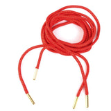 Maxbell 2PAIRS Gold Metal Tipped Round Shoelace Boot Hiking Sport Sneakers Strings Laces