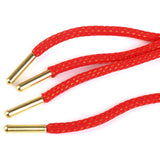 Maxbell 2PAIRS Gold Metal Tipped Round Shoelace Boot Hiking Sport Sneakers Strings Laces