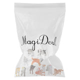 Maxbell 16xPlastic Dog Pet Animal Model Toy Gift 12pcs Multi-color