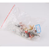 Maxbell 16xPlastic Dog Pet Animal Model Toy Gift 12pcs Multi-color