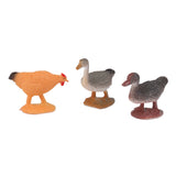 Maxbell Lot 12pcs Dog Horse Hen Duck Pig Small Farm Animals Figures Set & 8x Sheep