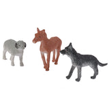 Maxbell Lot 12pcs Dog Horse Hen Duck Pig Small Farm Animals Figures Set & 8x Sheep