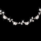 Maxbell 3xBridal Wedding Jewelry Crystal Rhinestone Flower Necklace Earring Set