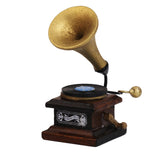 Maxbell 1/12 Miniature Phonograph Record Player Handicrafts Model Dollhouse Decor