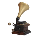 Maxbell 1/12 Miniature Phonograph Record Player Handicrafts Model Dollhouse Decor
