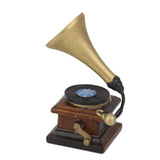 Maxbell 1/12 Miniature Phonograph Record Player Handicrafts Model Dollhouse Decor