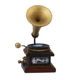 Maxbell 1/12 Miniature Phonograph Record Player Handicrafts Model Dollhouse Decor