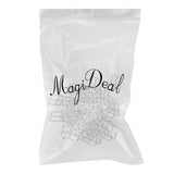 Maxbell 12x100pcs Metal Bra Strap Adjuster Slider/ Hooks Lingerie Sewing 10mm 8 Shape