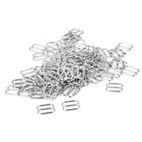 Maxbell 12x100pcs Metal Bra Strap Adjuster Slider/ Hooks Lingerie Sewing 10mm 8 Shape