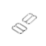 Maxbell 12x100pcs Metal Bra Strap Adjuster Slider/ Hooks Lingerie Sewing 10mm 8 Shape