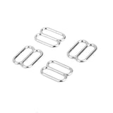Maxbell 12x100pcs Metal Bra Strap Adjuster Slider/ Hooks Lingerie Sewing 10mm 8 Shape