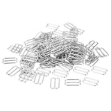 Maxbell 6x100pcs Metal Bra Strap Adjuster Slider/ Hooks Lingerie Sewing 14mm 8 Shape