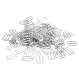 Maxbell 20x100pcs Metal Bra Strap Adjuster Slider/ Hooks Lingerie Sewing 14mm 8 Shape