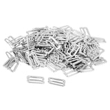 Maxbell 3x100pcs Metal Bra Strap Adjuster Slider/ Hooks Lingerie Sewing 14mm 9 Shape