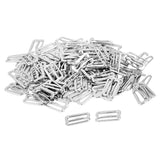Maxbell 3x100pcs Metal Bra Strap Adjuster Slider/ Hooks Lingerie Sewing 14mm 9 Shape
