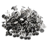Maxbell 200 Sets Metal Press Stud Snap Button Fastener for Leather Craft