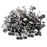 Maxbell 200 Sets Metal Press Stud Snap Button Fastener for Leather Craft