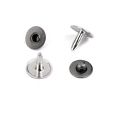 Maxbell 200 Sets Metal Press Stud Snap Button Fastener for Leather Craft