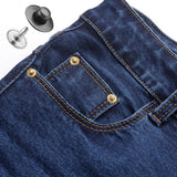 Maxbell 200 Sets Metal Press Stud Snap Button Fastener for Leather Craft