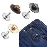 Maxbell 200 Sets Metal Press Stud Snap Button Fastener for Leather Craft