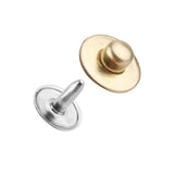 Maxbell 200 Sets Metal Press Stud Snap Button Fastener for Leather Craft