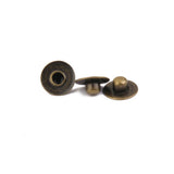 Maxbell 300Set Rivets Fasteners Studs Buttons Sewing Jean Denim Leather Craft DIY 8mm
