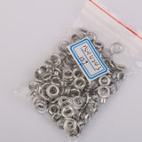 Maxbell 6x100 Sets 5mm Eyelet Grommet Hole Rivets w/Lip